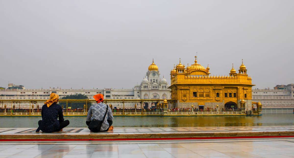 The Golden Temple in Amritsar